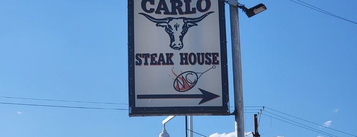 Monte Carlo Liquors & Steak House is one of "Diners, Drive-Ins & Dives" (Part 2, KY - TN).