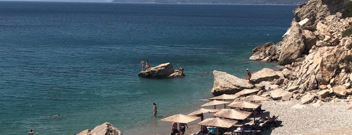 kaladakia beach is one of Samos.