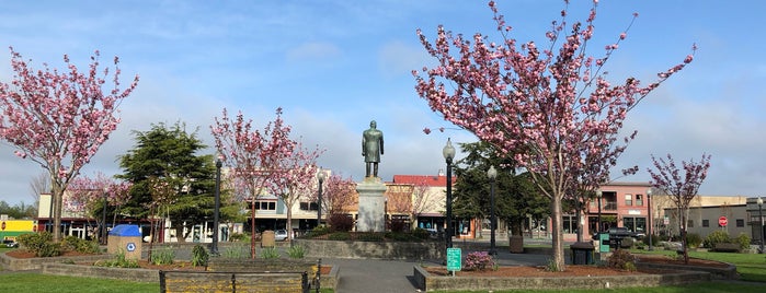 Arcata Plaza is one of Pacific North.