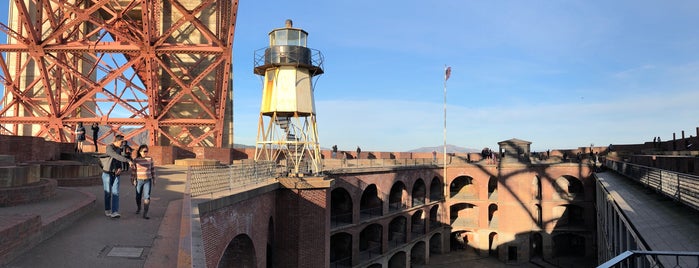 Fort Point Lighthouse is one of SFO.