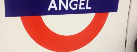 Angel London Underground Station is one of London, England.