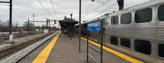 Metra - Kensington / 115th Street is one of Work.