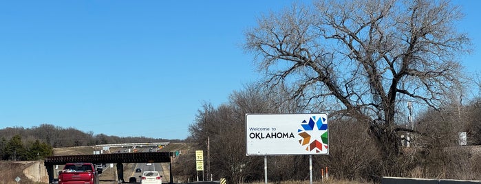 Oklahoma / Texas Border is one of Lieux qui ont plu à Gwen.
