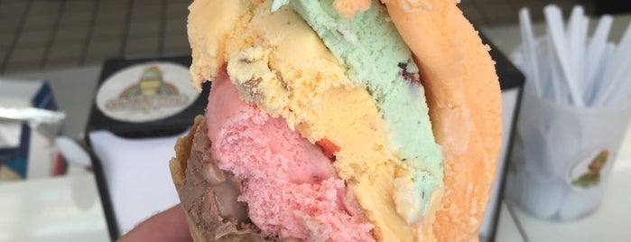 The Original Rainbow Cone is one of ice cream.