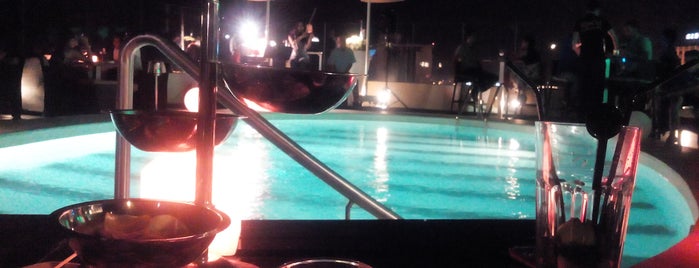 Sky Bar Novotel Hotel Tunis is one of Summer 2014.