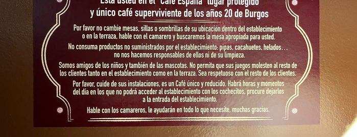 Café España is one of Burgos📍.