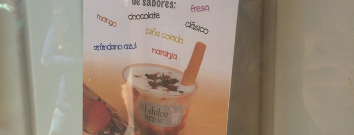 El dulce Arroz is one of Mia.