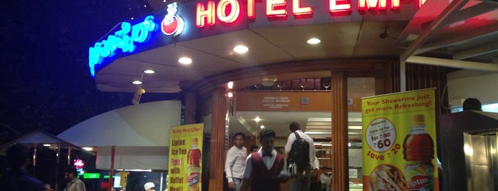 Hotel Empire is one of The 7 Best Places for Chicken Kebabs in Bangalore.