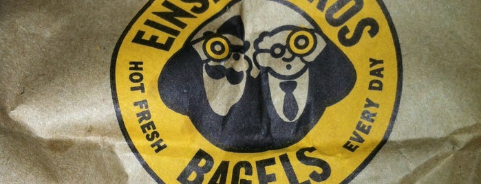 Einstein Bros Bagels is one of lunch places.