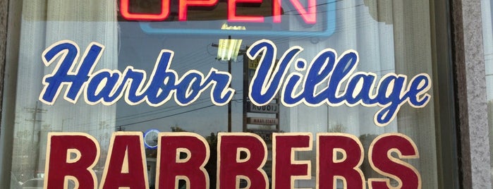 Harbor village barbers is one of Mikes spots.
