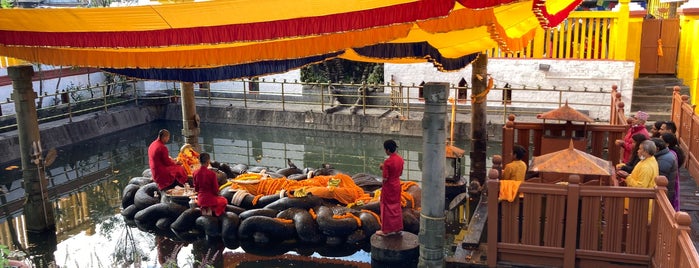 Budhanilkantha temple is one of Nepal . Kathmando.