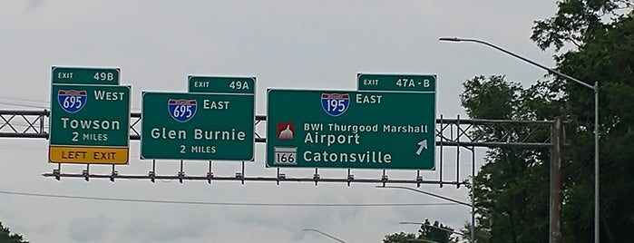 I-95 (Exit 47) / I-195 (Exit 4) / MD 166 Interchange is one of Where I've Been Mayor.