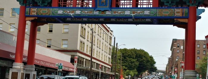 International District Gateway Arch "Zhong Hua Men" is one of USA Seattle.