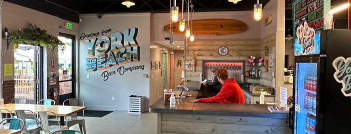 York Beach Beer Company is one of American Restaurants.