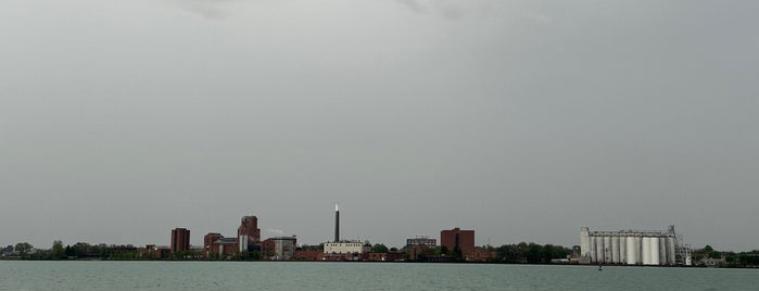 Detroit River is one of Detroit.