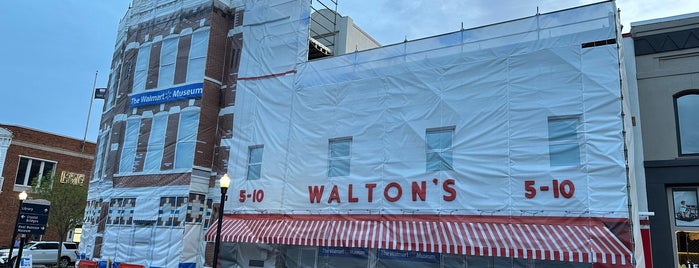 Waltons Five and Dime is one of Bentonville.