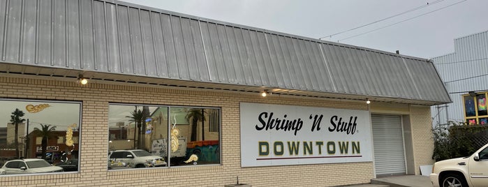 Shrimp 'N Stuff Downtown is one of TX to do.