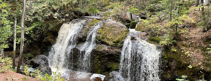 Amnicon Falls State Park is one of Wisconsin.