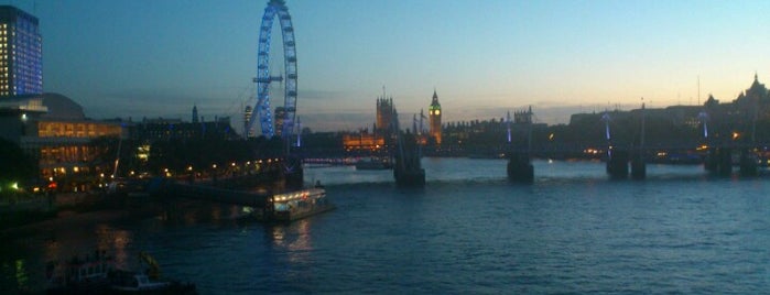 Waterloo Bridge is one of London.
