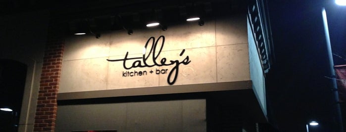 Talley's Kitchen & Bar is one of Tempat yang Disukai Spencer.