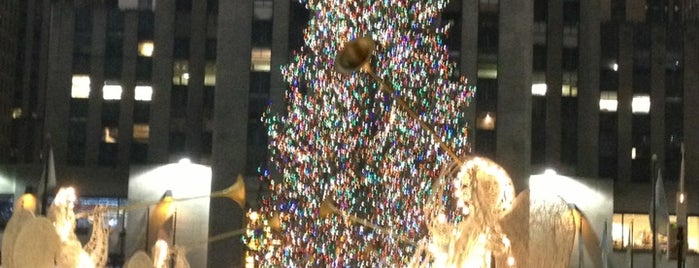 Rockefeller Center is one of Christmas Hot Spots.