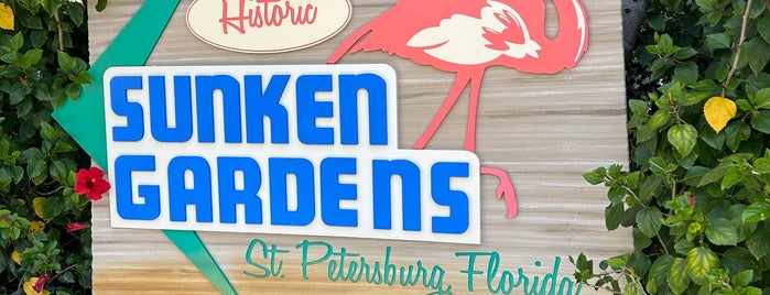 Sunken Gardens is one of Tampa Bay, FL.