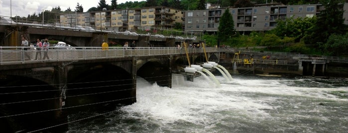 Hiram M. Chittenden Locks is one of Seattle.