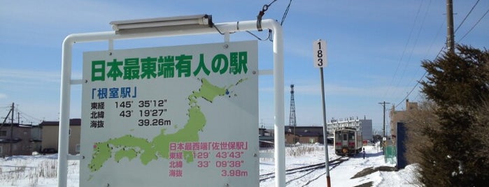 Nemuro Station is one of 終着駅.