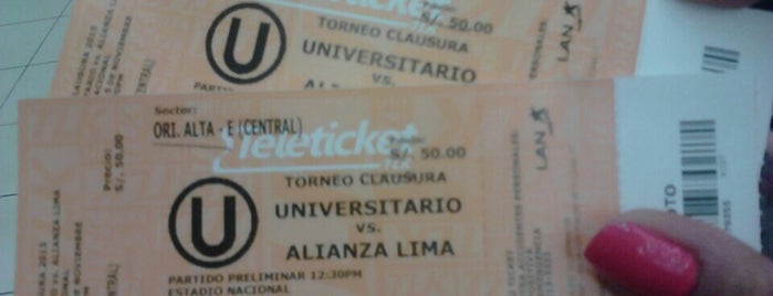 Teleticket is one of Lima.