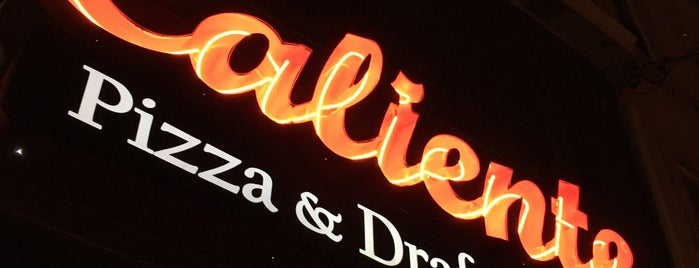 Caliente Pizza & Drafthouse is one of Eric O.'s Favorite Bars.