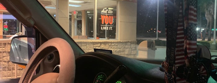 Whataburger is one of gas stations and parking.