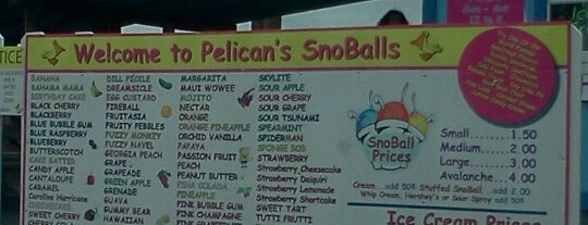 Pelicans Snowballs is one of Locais curtidos por Rachel.