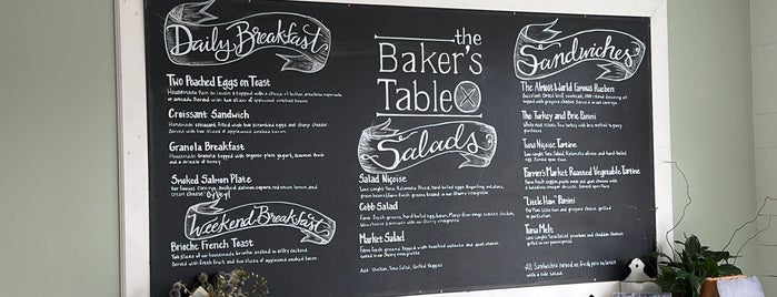 The Baker's Table is one of Santa Barbara.