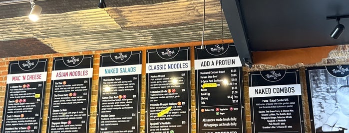 Naked Noodle is one of Restaurants.