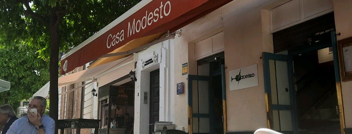 Modesto Tapas is one of Sevilha.