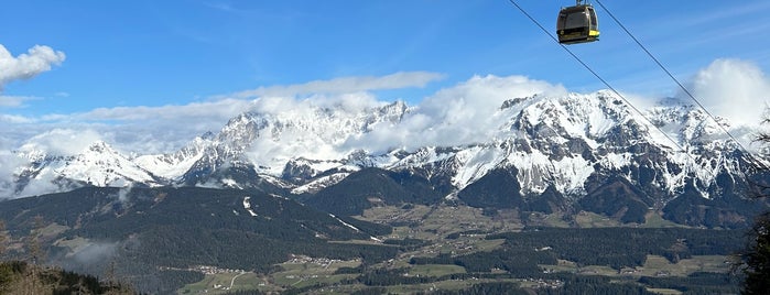 Gipfelbahn Hochwurzen (1852m) is one of My favorites for Ski Areas.