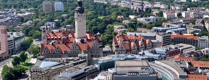 Panorama Tower Restaurant is one of Leipzig.