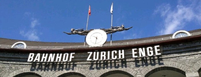 Bahnhof Zürich Enge is one of ZVV S2: Effretikon <=> Ziegelbrücke.