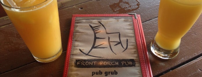 Front Porch Pub is one of Houston Happy Hour Guide.