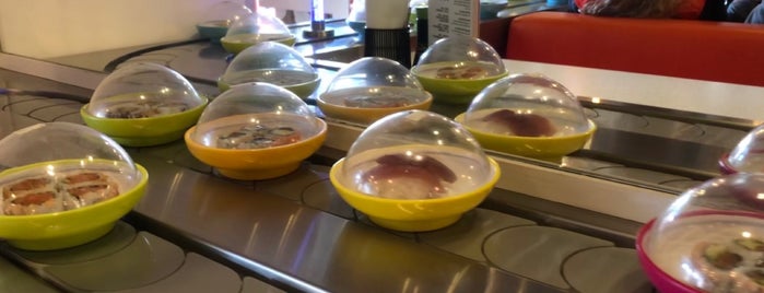 Yo! Sushi is one of Tempat yang Disukai Rick.