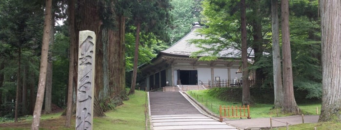 Konjikido (Golden Hall) is one of 御朱印帳記録処.