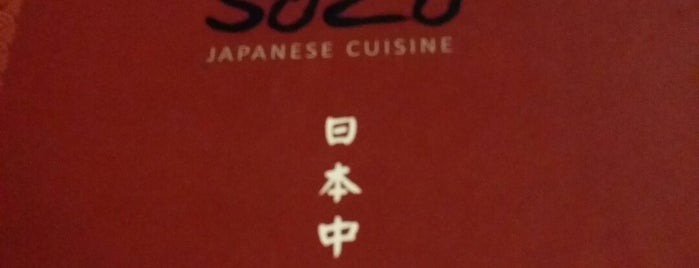 Sozo Japanese Cuisine is one of J.