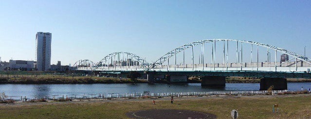 多摩川専用橋 is one of たま　リバー50キロ（Tama River 50km course)<多摩川>.