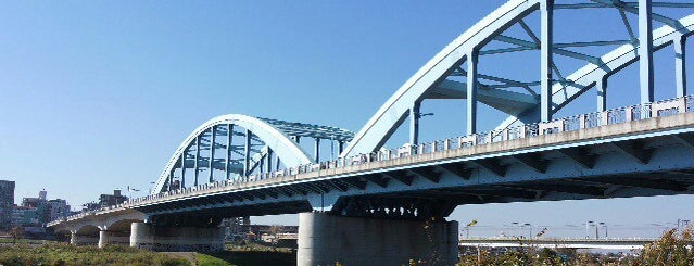 Maruko Bridge is one of たま　リバー50キロ（Tama River 50km course)<多摩川>.