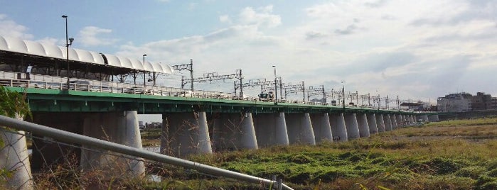 二子橋 is one of たま　リバー50キロ（Tama River 50km course)<多摩川>.