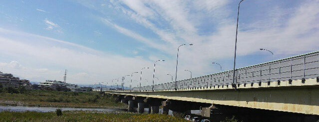 中央自動車道 多摩川橋 is one of たま　リバー50キロ（Tama River 50km course)<多摩川>.