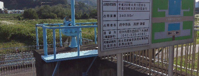 多摩川 矢崎都市下水路吐口 is one of たま　リバー50キロ（Tama River 50km course)<多摩川>.