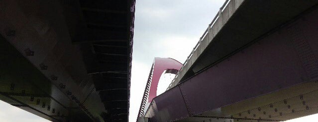 多摩大橋 is one of たま　リバー50キロ（Tama River 50km course)<多摩川>.