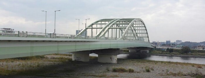多摩水道橋 is one of たま　リバー50キロ（Tama River 50km course)<多摩川>.