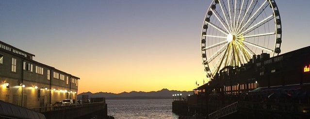 The Seattle Great Wheel is one of Seattle / play.
